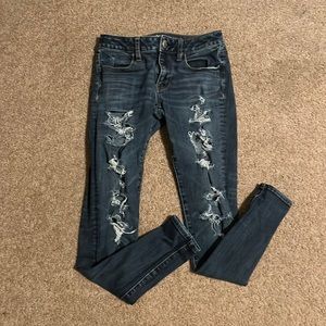 AMERICAN EAGLE JEANS SIZE 0